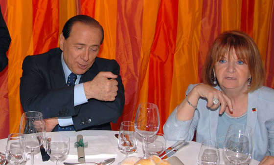 Silvio Berlusconi e Tiziana Maiolo