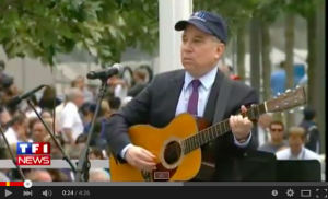Paul Simon nel 2011 a Ground Zero