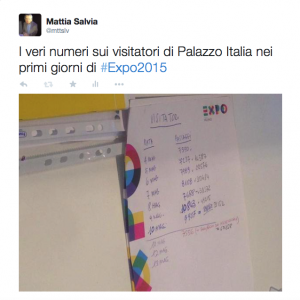 Visitatori veri all'Expo
