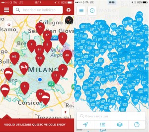 confronto carsharing a Milano