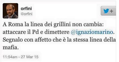 Orfini su M5S e Marino