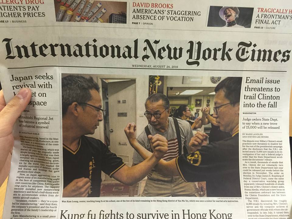 The New York Times - Exit The Dragon