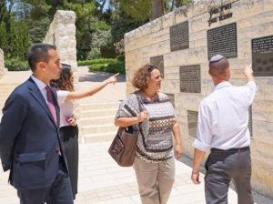 Luigi Di Maio, Manlio Di Stefano e Ornella Bertorotta in Israele