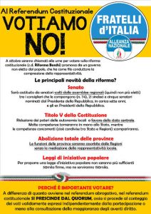 Le balle di Fratelli d'Italia sul referendum