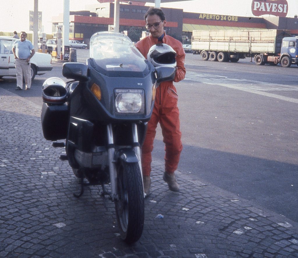 Alberto Biraghi e la BMW K 100