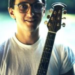 Alberto Biraghi in the 70s with his Ovation Anniversary