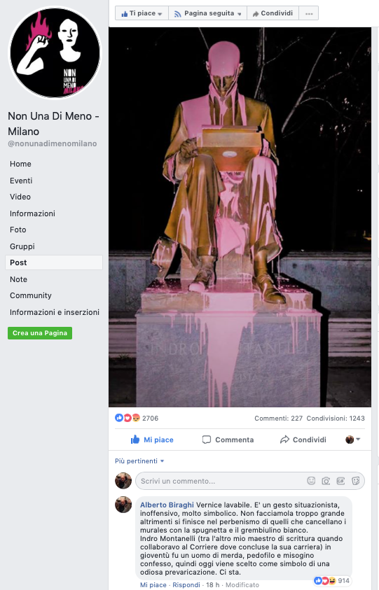 montanelli in rosa