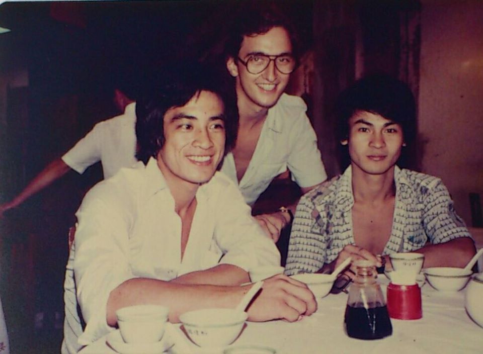 Con 溫雄 e Lee Yun Fook nel 1979