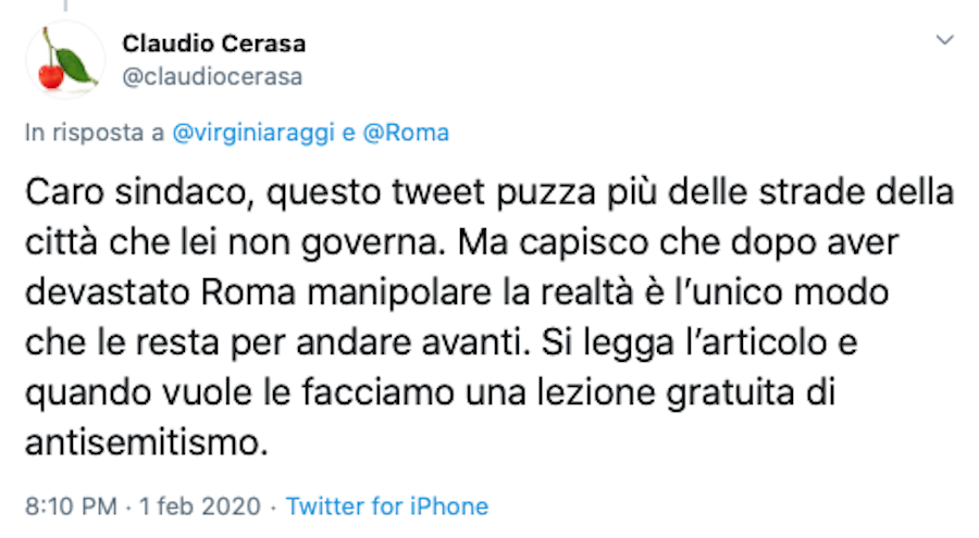 Cerasa, Il Foglio e Mengele