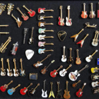 Eighties Paul C guitar pins