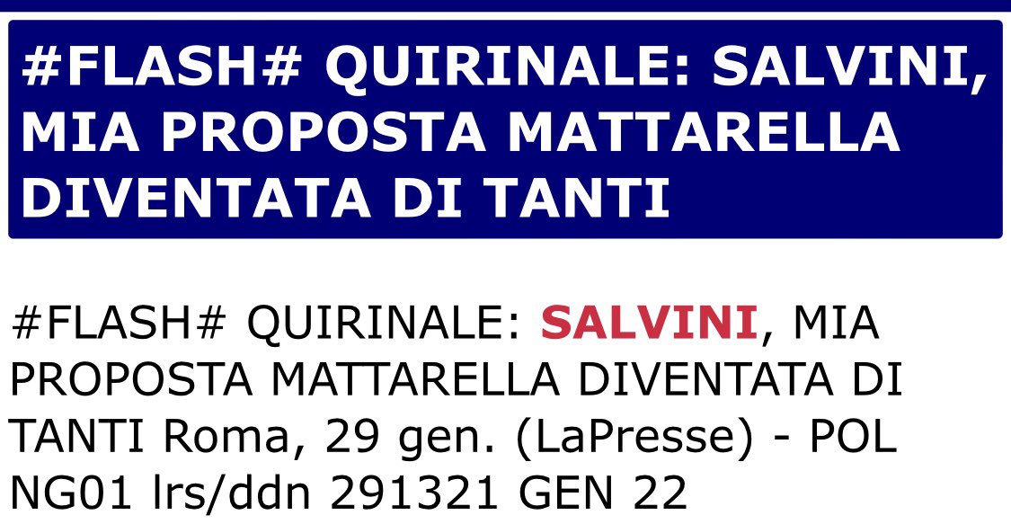 Salvini mattarella quirinale 2022