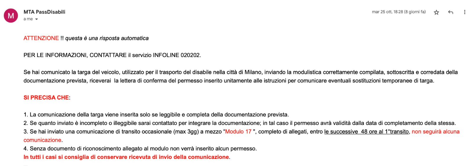 Mostro burocratico - disabilità