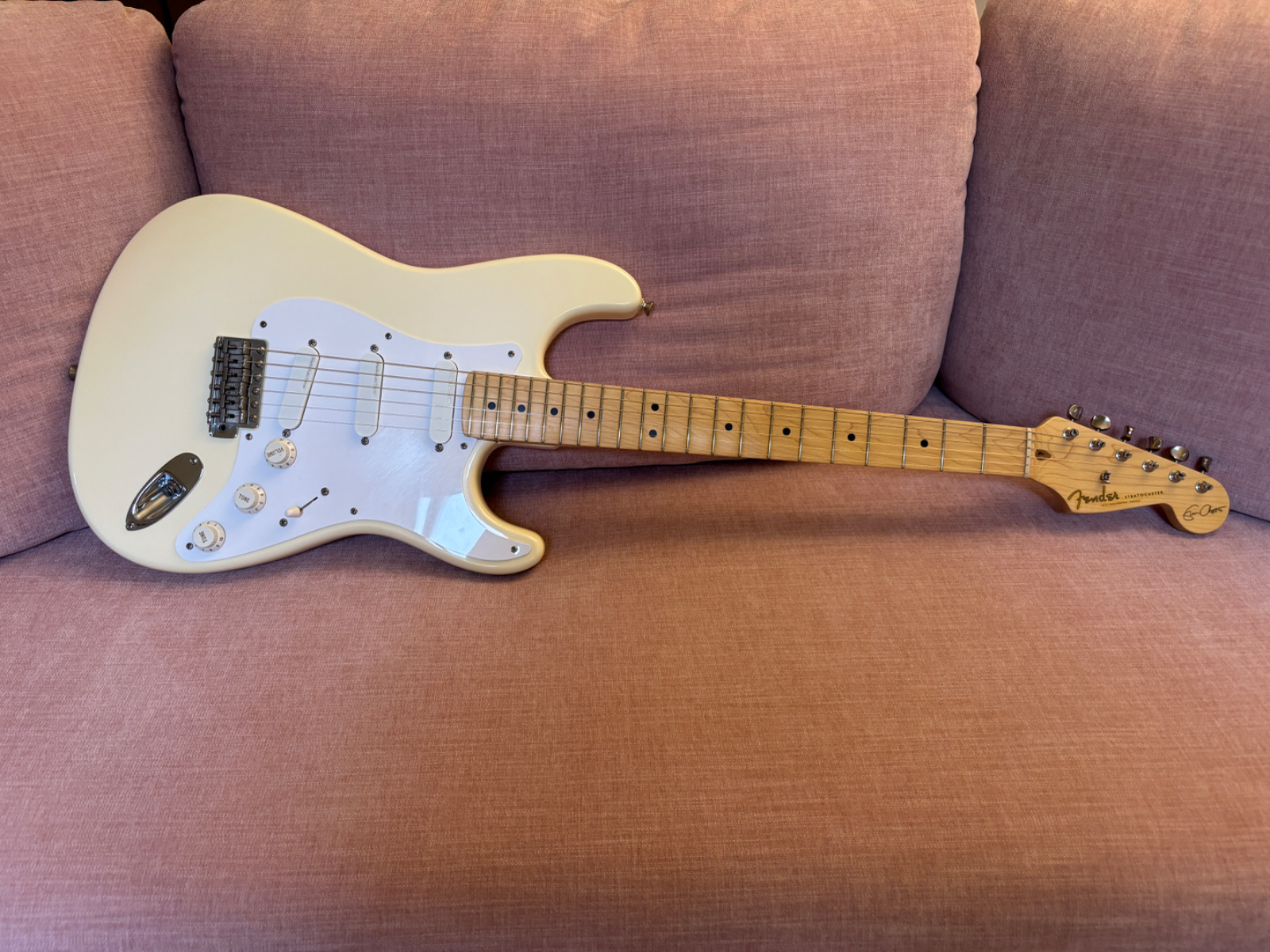 Fender Stratocaster Eric Clapton Olympic White 1996 #SN6937656