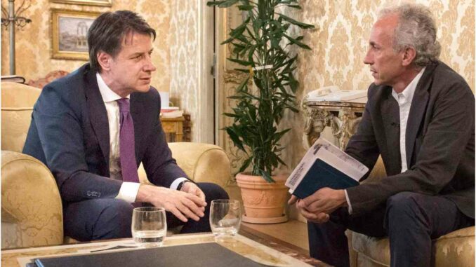 Travaglio Conte e le balle di Putin